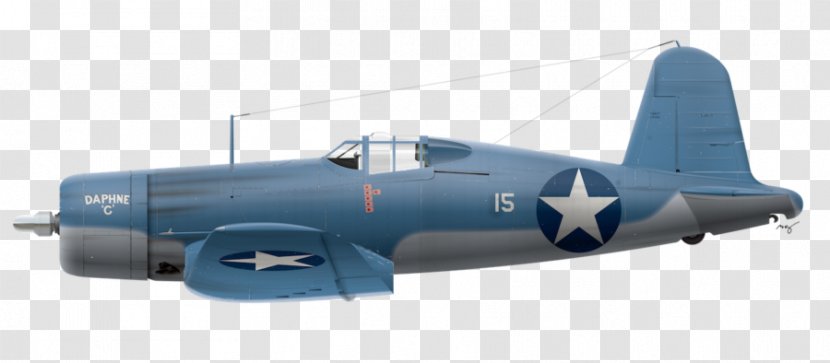 Vought F4U Corsair Airplane Aircraft Second World War Grumman F6F Hellcat - Propeller Driven Transparent PNG
