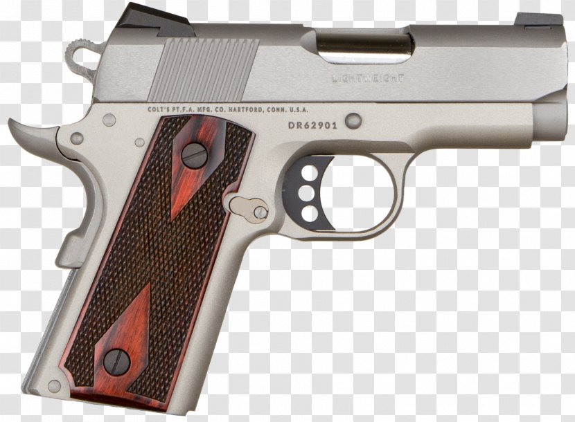 .45 ACP M1911 Pistol Colt Delta Elite Colt's Manufacturing Company 10mm Auto - Ranged Weapon - Ammunition Transparent PNG