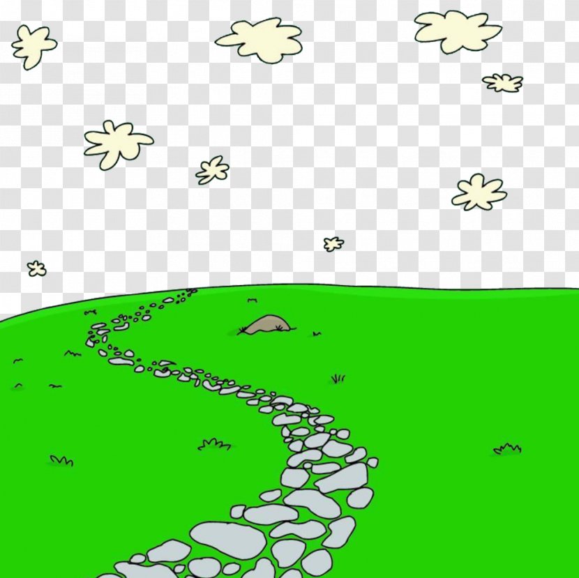 Cartoon Illustration - Art - Mountain Stone Path Transparent PNG