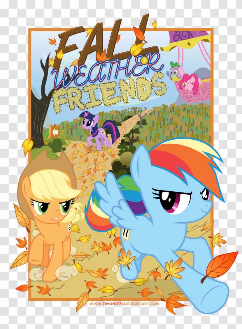 Rainbow Dash Fall Weather Friends YouTube DeviantArt - Frame - Autumn Poster Transparent PNG