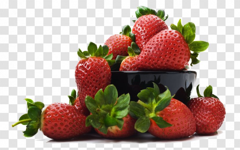 Milkshake Juice Strawberry Fruit Food - Natural Foods - Strawberries Transparent PNG