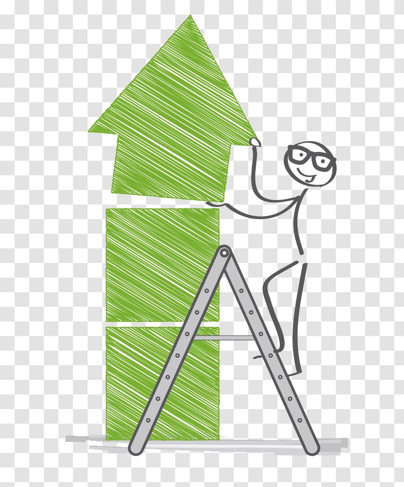 Stairs Arrow Euclidean Vector - People Climb The To Get Transparent PNG