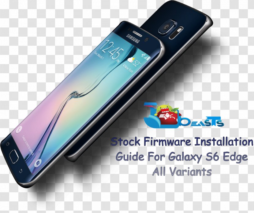 Samsung Galaxy S6 Edge Smartphone Android - Iphone Transparent PNG