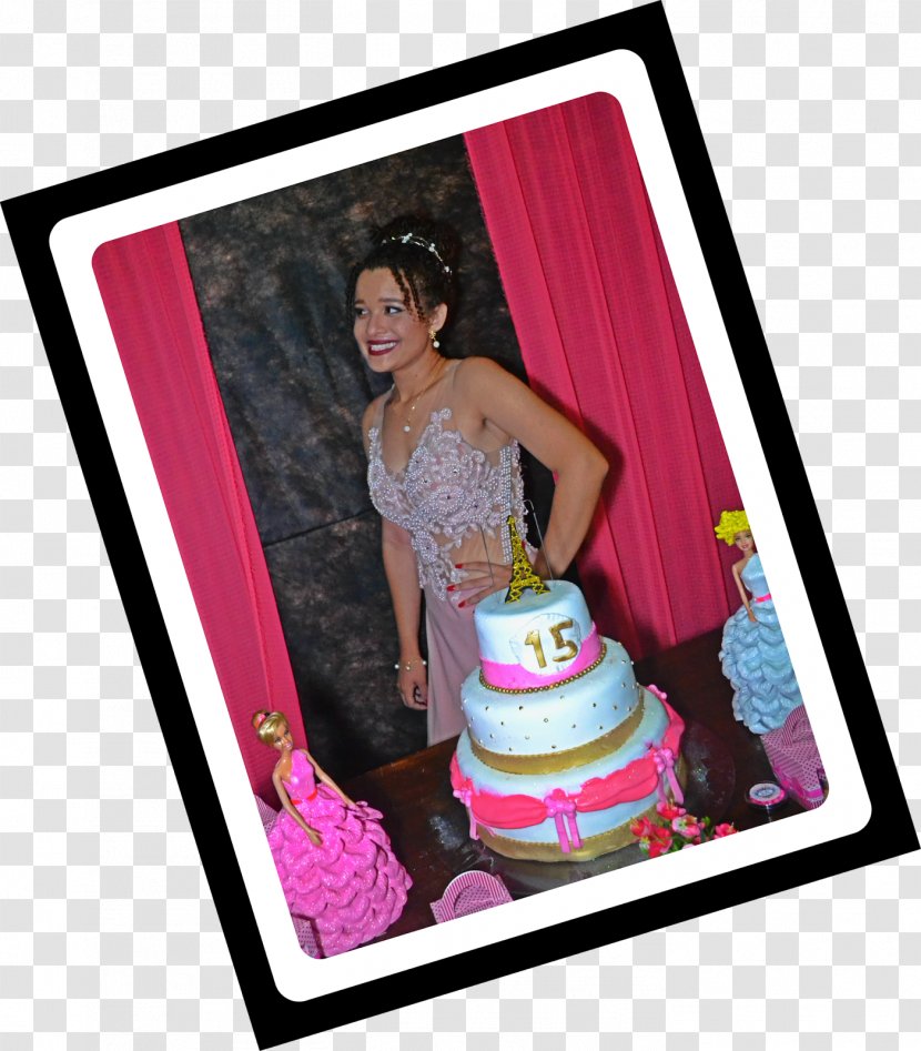 Cake Decorating Picture Frames Pink M - 15 Anos Transparent PNG