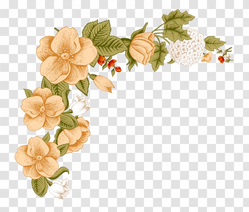 Flower Floral Design Clip Art - Dance - Small Fresh Borders Transparent PNG