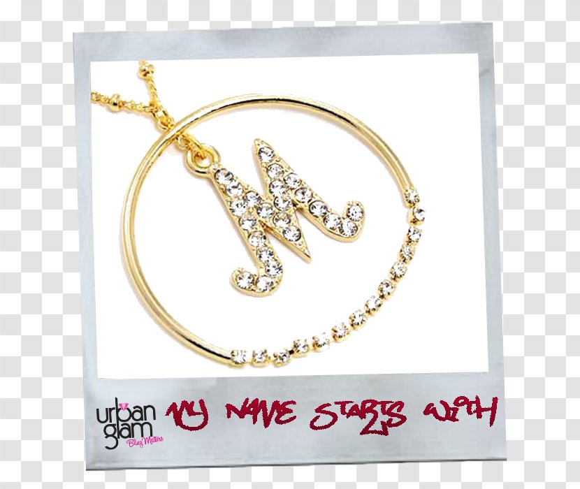 Jewellery Gold Necklace Charms & Pendants Chain - Diamond - Letter Transparent PNG