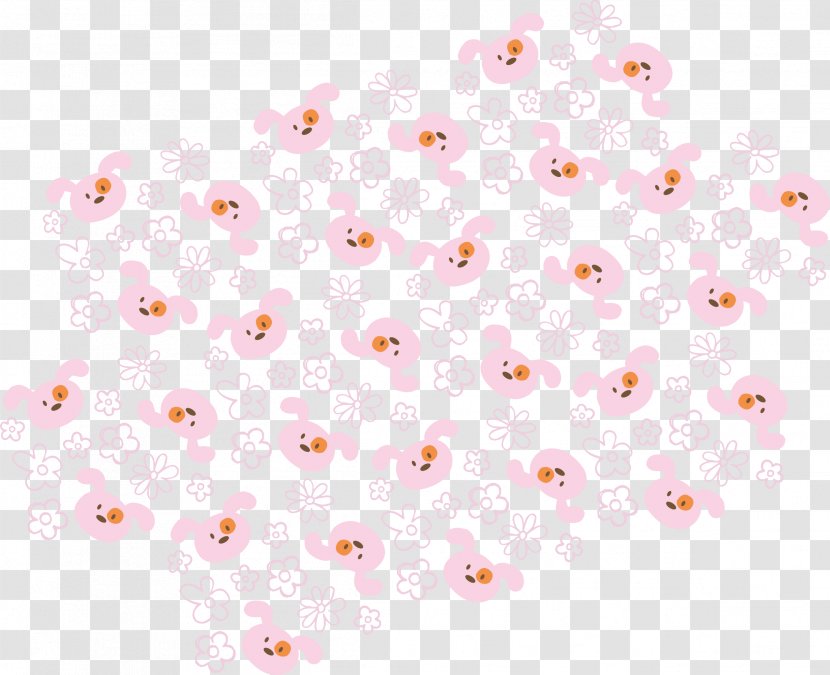 Petal Pattern - Point - Vector Shading Cute Cartoon Critters Home Life Transparent PNG