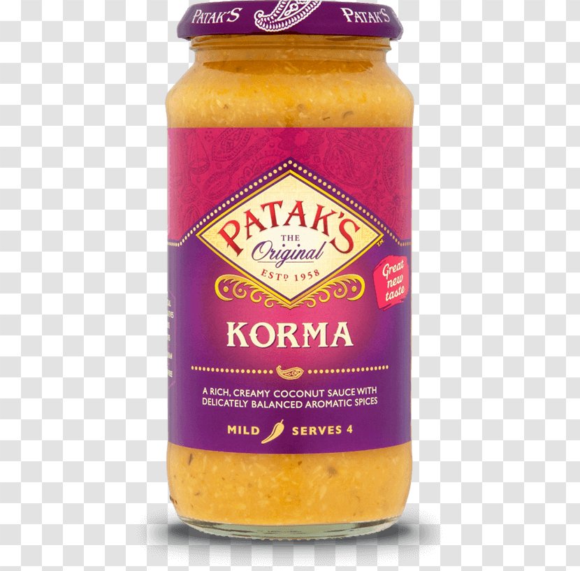 Pasanda Korma Indian Cuisine Cream Patak's - Cooking Transparent PNG