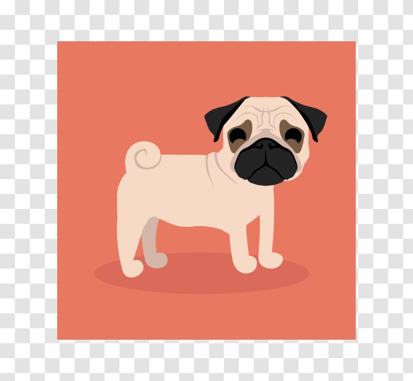 Pug Puppy Dog Breed Companion Shih Tzu - Vertebrate Transparent PNG