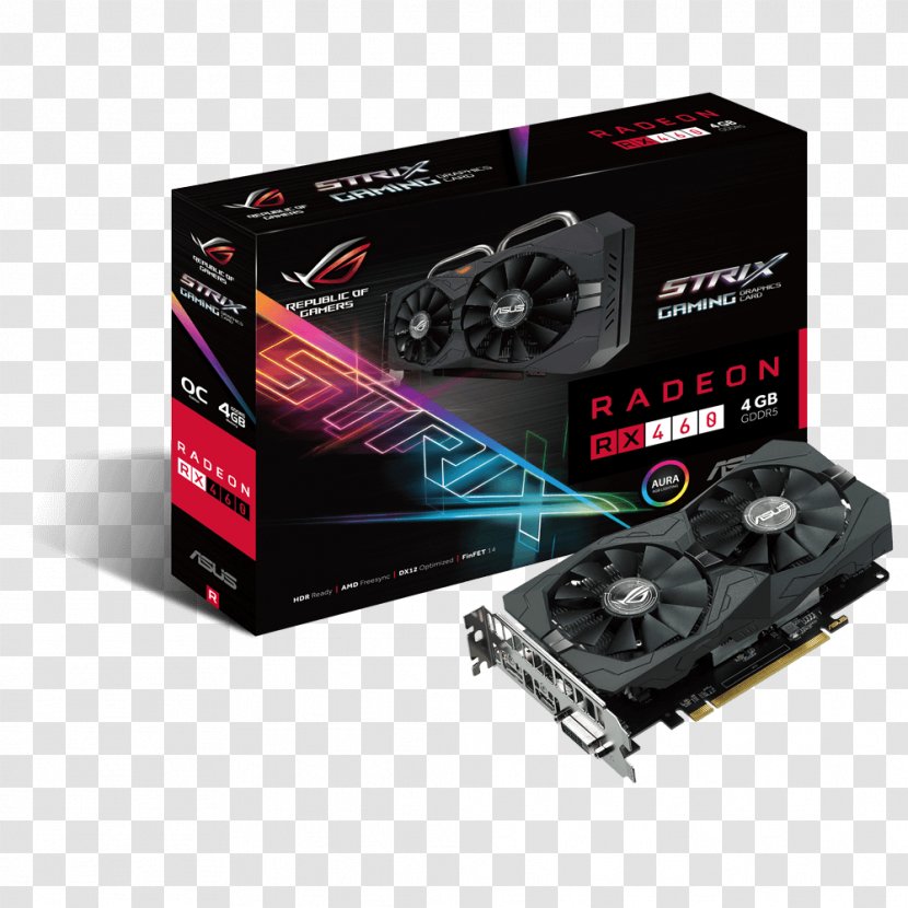 Graphics Cards & Video Adapters AMD Radeon 400 Series GDDR5 SDRAM ASUS - Gddr5 Sdram - Köpek Transparent PNG