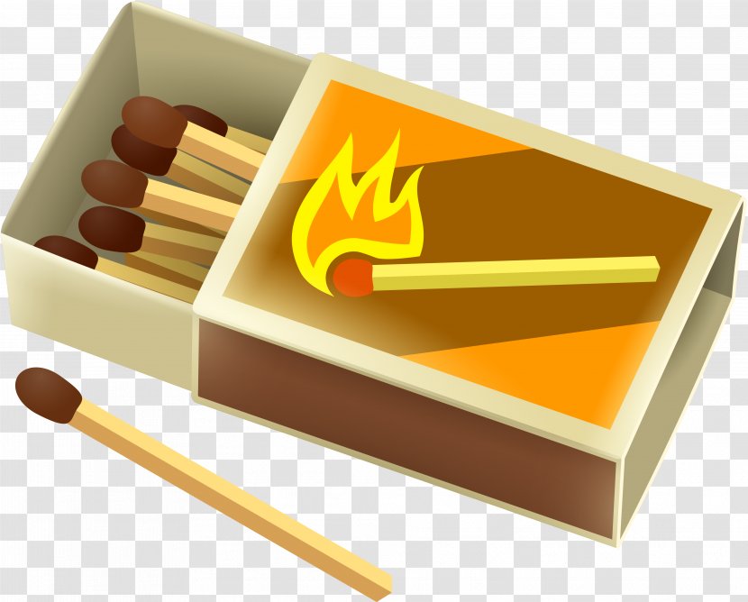 Matchbox Illustration - Tobacco Products - Cartoon Matches Transparent PNG