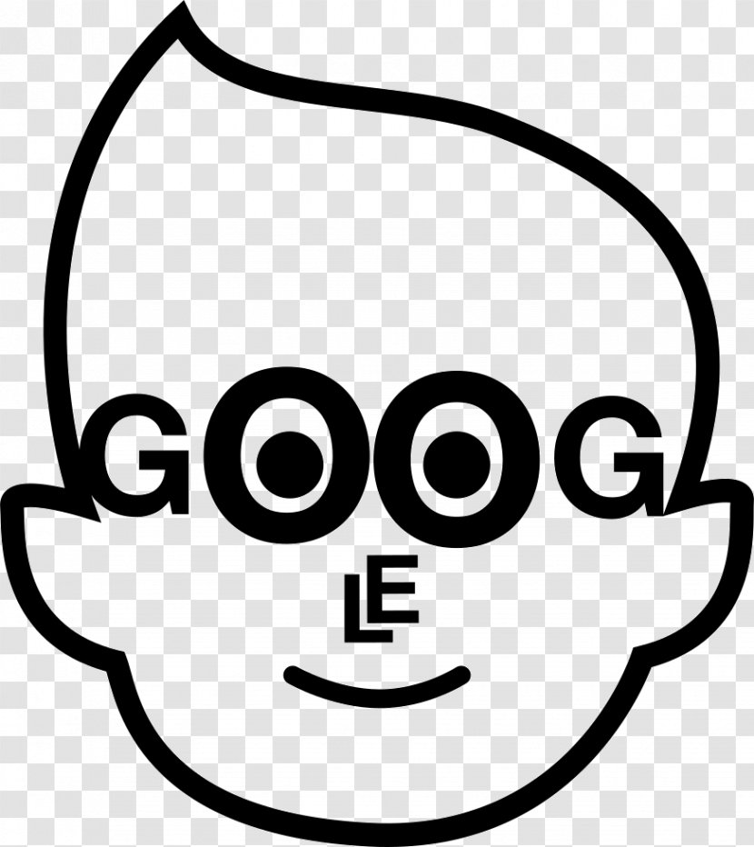 Clip Art Glasses Boy - Blackandwhite - Google Plu Transparent PNG