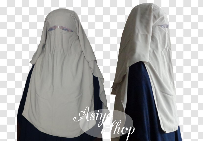 Niqāb Hijab As-salamu Alaykum Clothing Sleeve - Cream - Niqab Transparent PNG