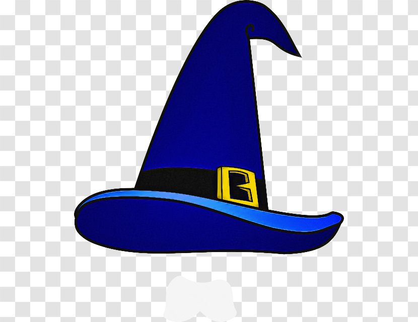 Clothing Witch Hat Blue Costume - Headgear Electric Transparent PNG
