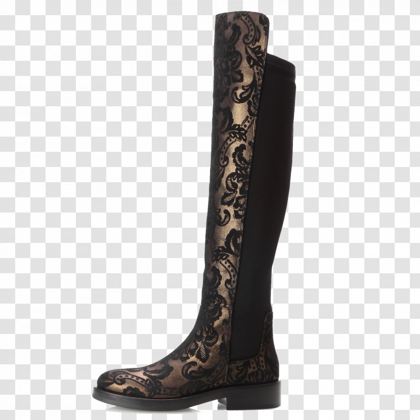 Riding Boot Shoe Equestrianism - Metal Pattern Boots Transparent PNG