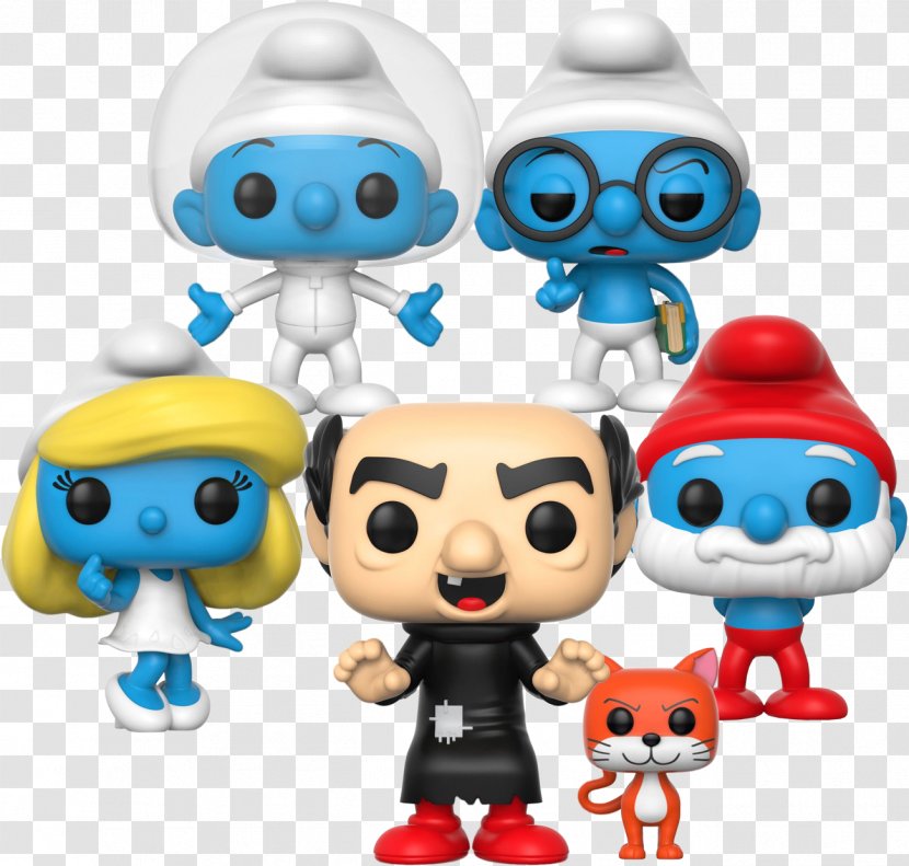 Gargamel Smurfette Papa Smurf Hefty Azrael - Smurfs - Designer Toy Transparent PNG