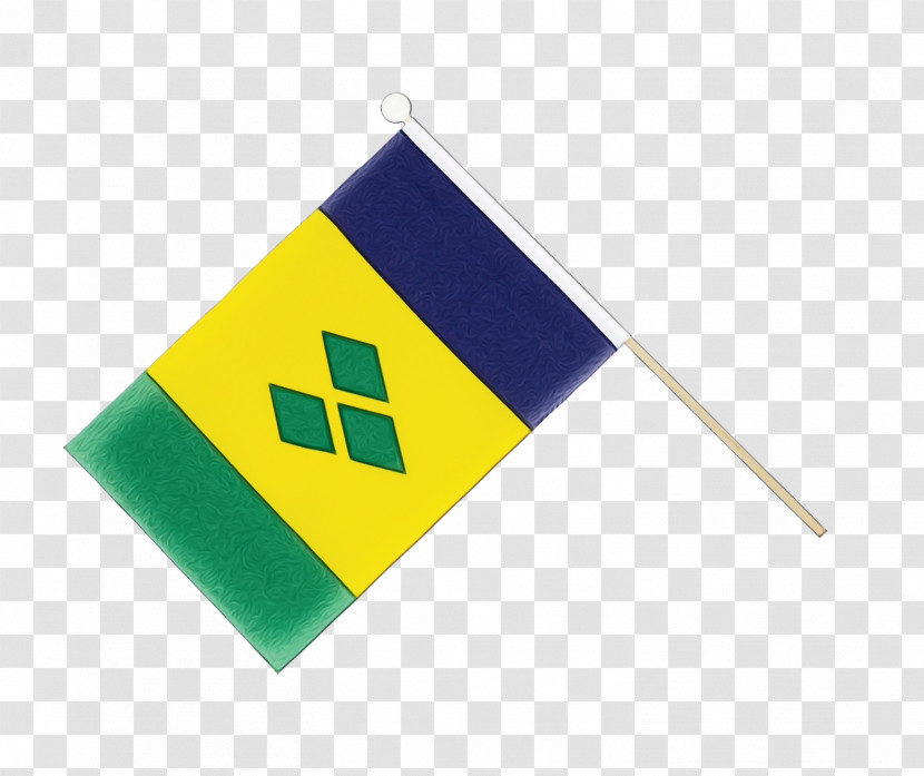 Saint Vincent And The Grenadines Flag Yellow Meter Transparent PNG