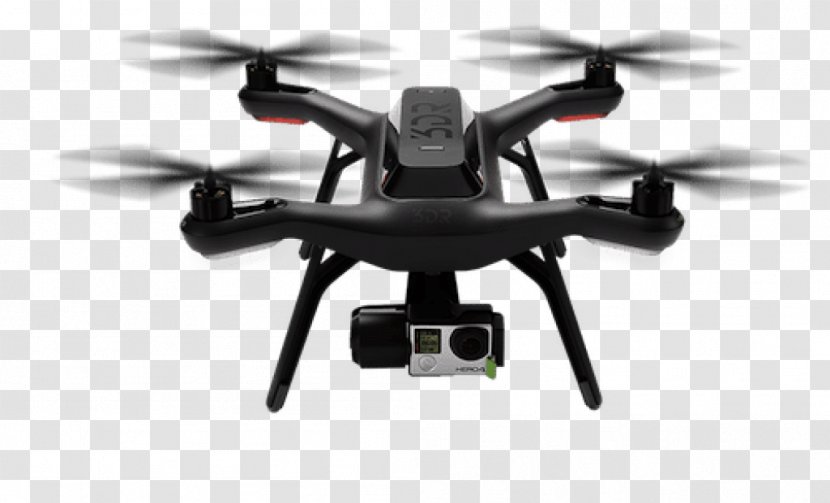 Mavic Pro 3D Robotics Unmanned Aerial Vehicle Quadcopter 3DR Solo - Camera - Delivery Drone Transparent PNG