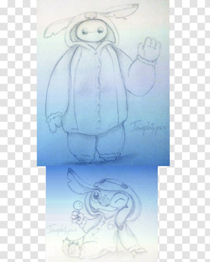 Stitch Drawing Onesie Sketch - Fictional Character Transparent PNG