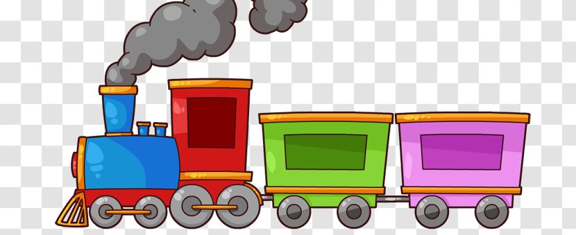 Rail Transport Train Steam Locomotive Clip Art - Kids Transparent PNG