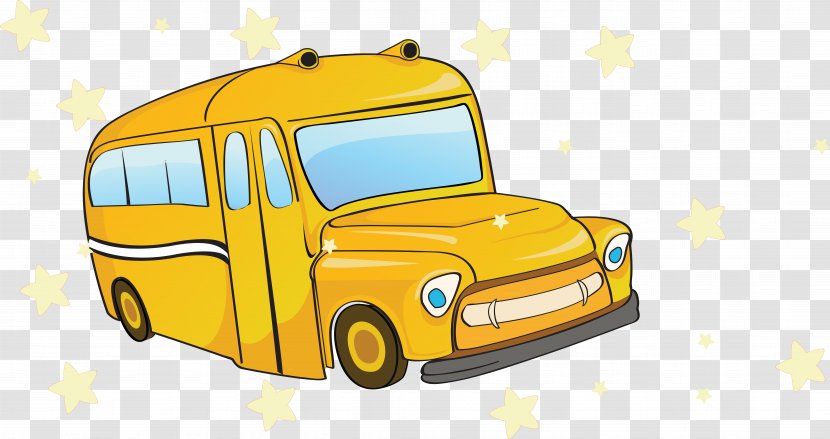 Photography School Illustration - Cartoon - Bus Transparent PNG