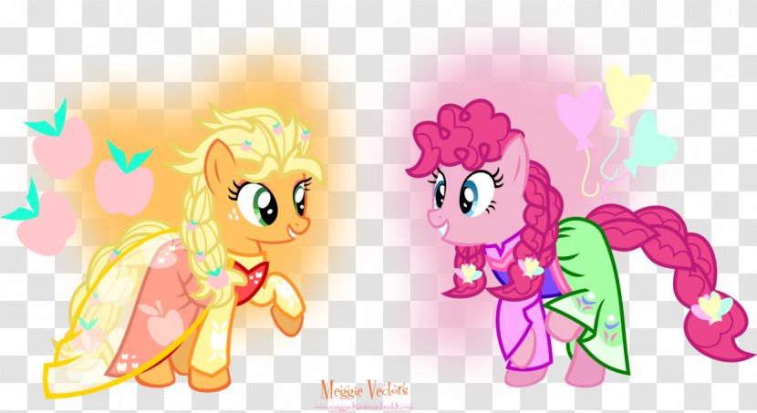 Pony Applejack Pinkie Pie Horse Anna - Tree Transparent PNG