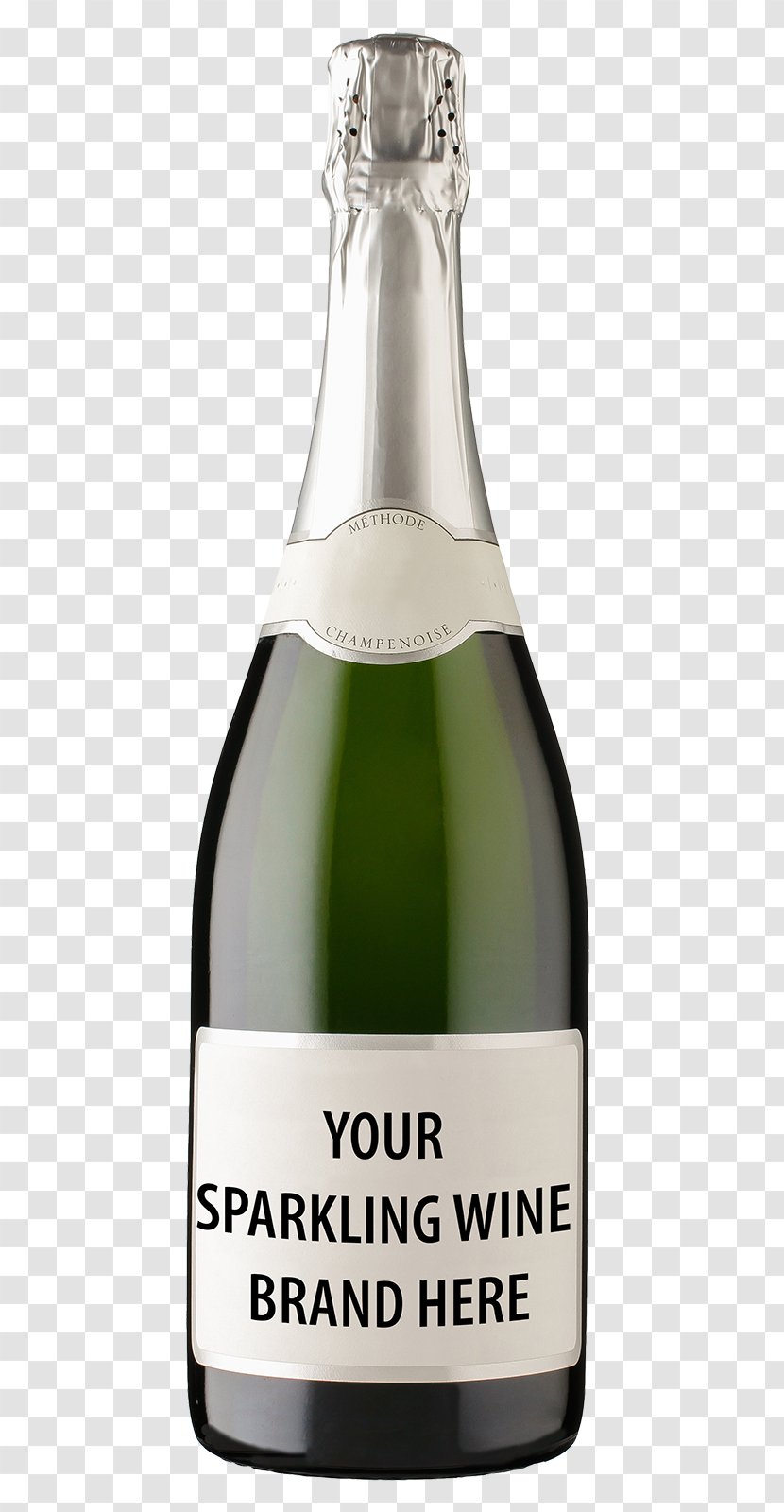 Champagne Sparkling Wine Cava DO Private Label - Brand Transparent PNG