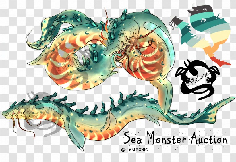 Cartoon Animal - Fictional Character - Sea Monster Transparent PNG