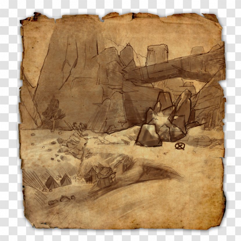 The Elder Scrolls Online II: Daggerfall Rift Treasure Map - World - Pirate Transparent PNG