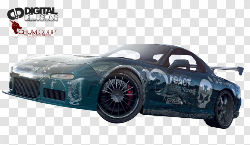 Need For Speed: ProStreet Car Mazda RX-7 Speed Payback - Model - Vehicle Transparent PNG