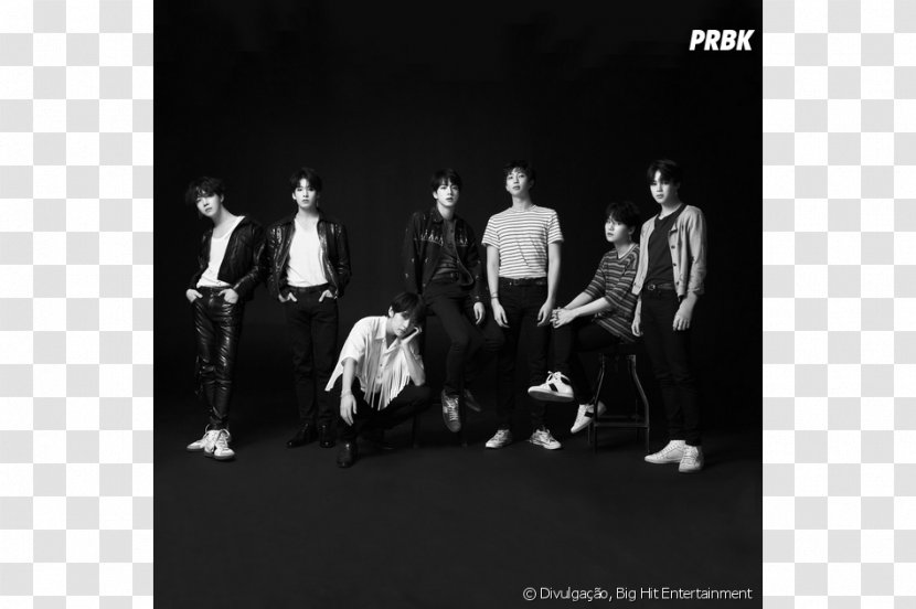 BTS World Tour: Love Yourself Yourself: Tear Her FAKE LOVE - Monochrome Photography Transparent PNG