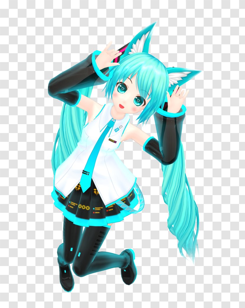 Hatsune Miku MikuMikuDance Image Digital Media - Cartoon - Mmd Transparent PNG