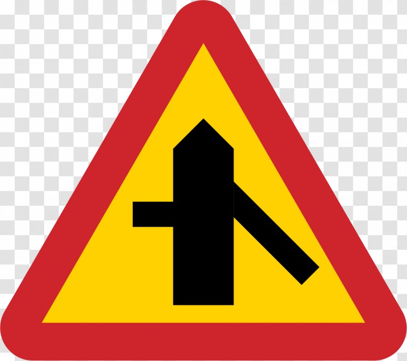 Warning Sign Traffic Bourbaki Dangerous Bend Symbol Clip Art - Yellow - Road Transparent PNG