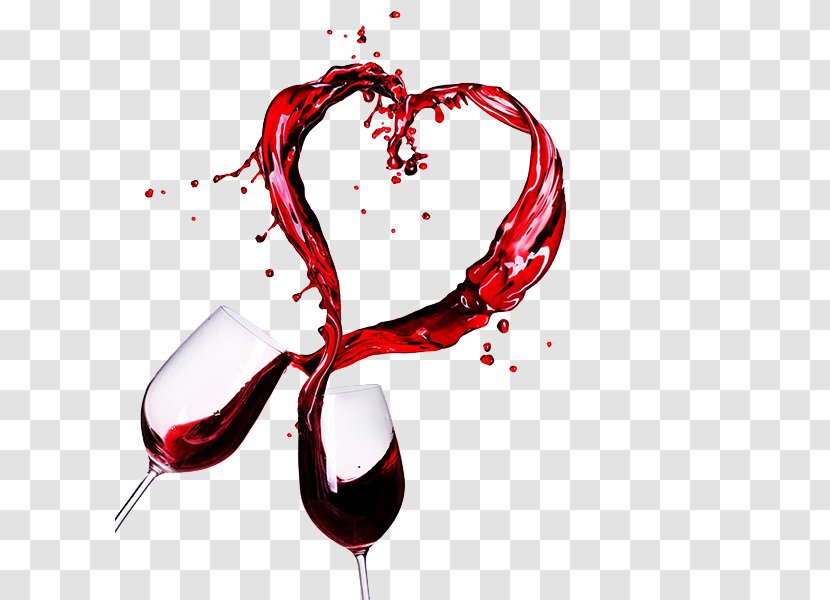 Wine Tasting Valentines Day Winery Glass - And Food Matching - Splash Of Red Transparent PNG