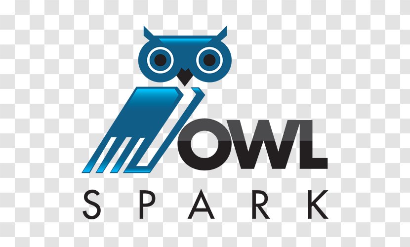 Logo OwlSpark Product Beak Font - Accelerator Outline Transparent PNG