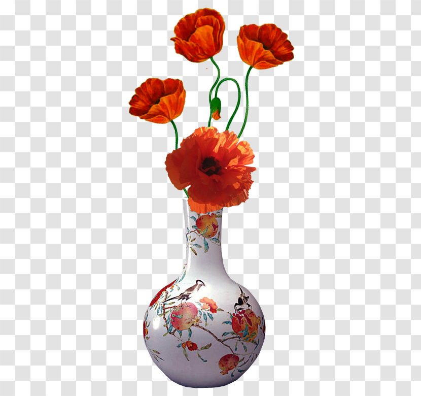 Flower Vase Painting Transparent PNG