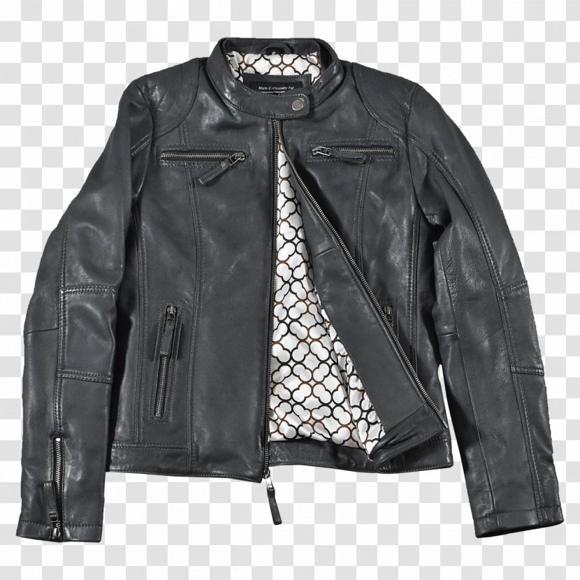 Leather Jacket Jean Denim Shirt - Textile - With Hood Transparent PNG