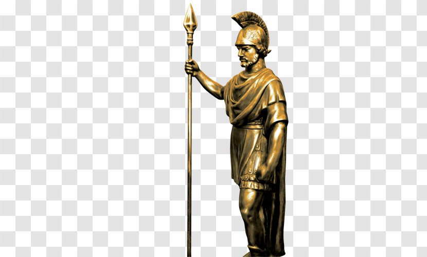Ancient Rome Statue Sculpture Bushi - Bronze - Soldier Transparent PNG