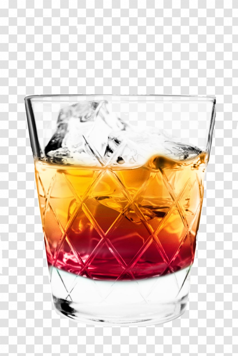 Whiskey Negroni Cocktail Distilled Beverage Fizzy Drinks Transparent PNG