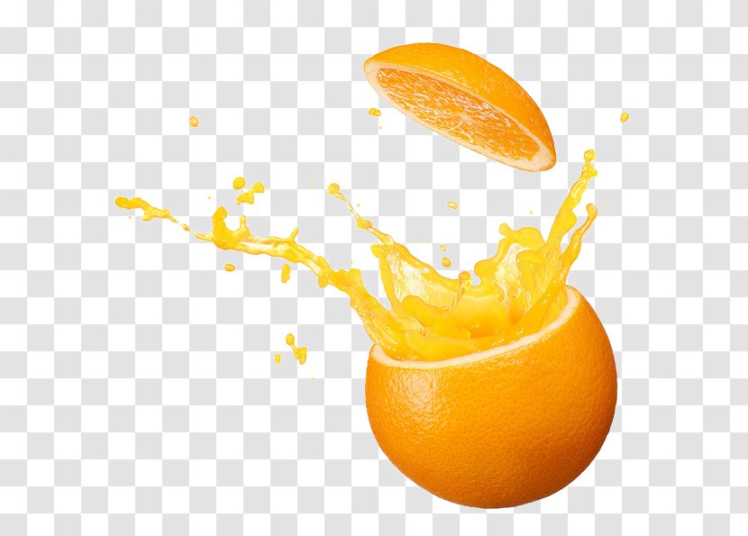 Orange Juice Smoothie Tangerine - Clementine - Lemonade Transparent PNG