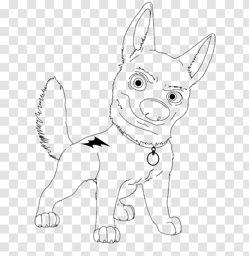 Coloring Book Penny Character The Walt Disney Company Child - Cat - Bolt Transparent PNG