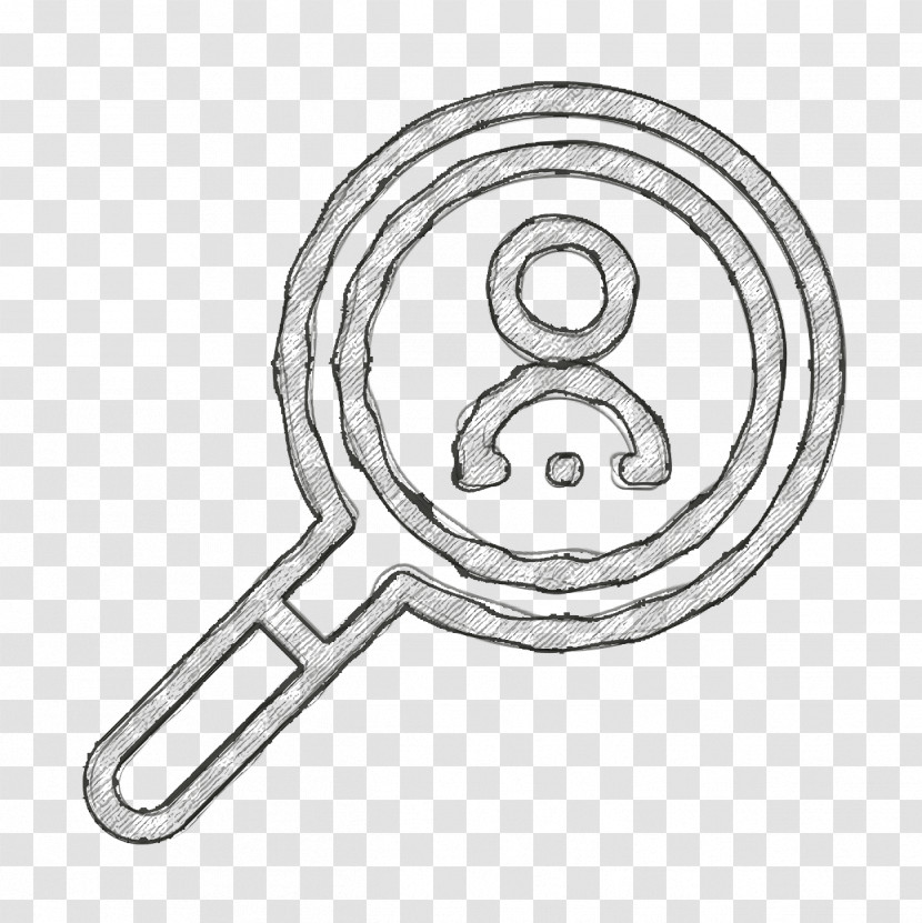 Human Resources Icon Search Icon Leadership Icon Transparent PNG