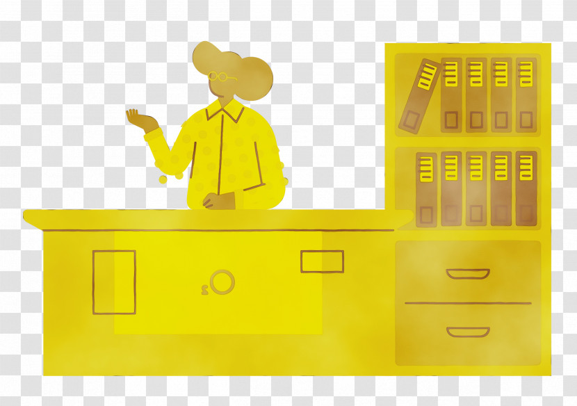 Shelf Drawer Box Yellow Meter Transparent PNG