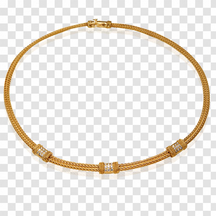 Necklace Torc Jewellery Gold Bangle - Diamond Transparent PNG