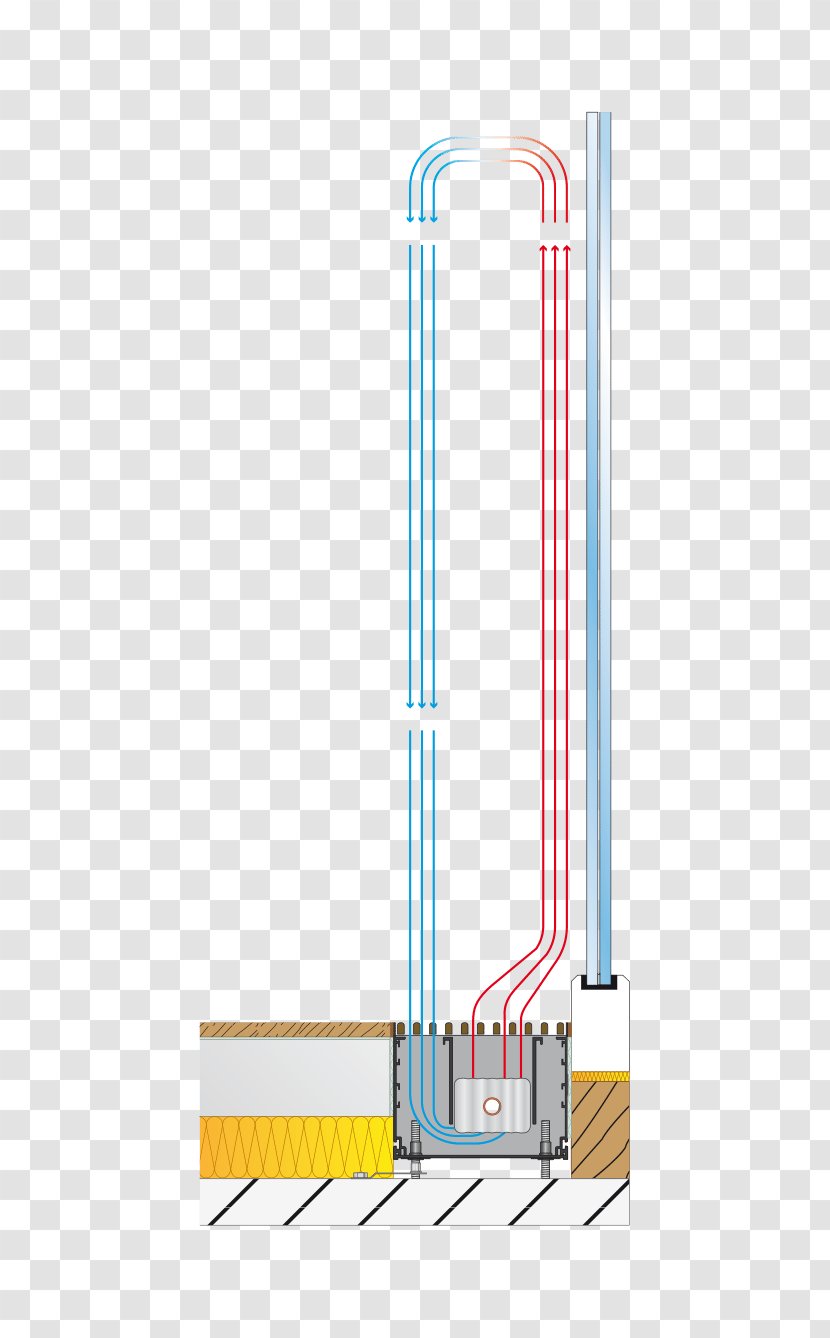 Koudeval Convection Heater Underfloor Heating Heizleiste Radiators - Hardware Accessory - Put The Product Transparent PNG