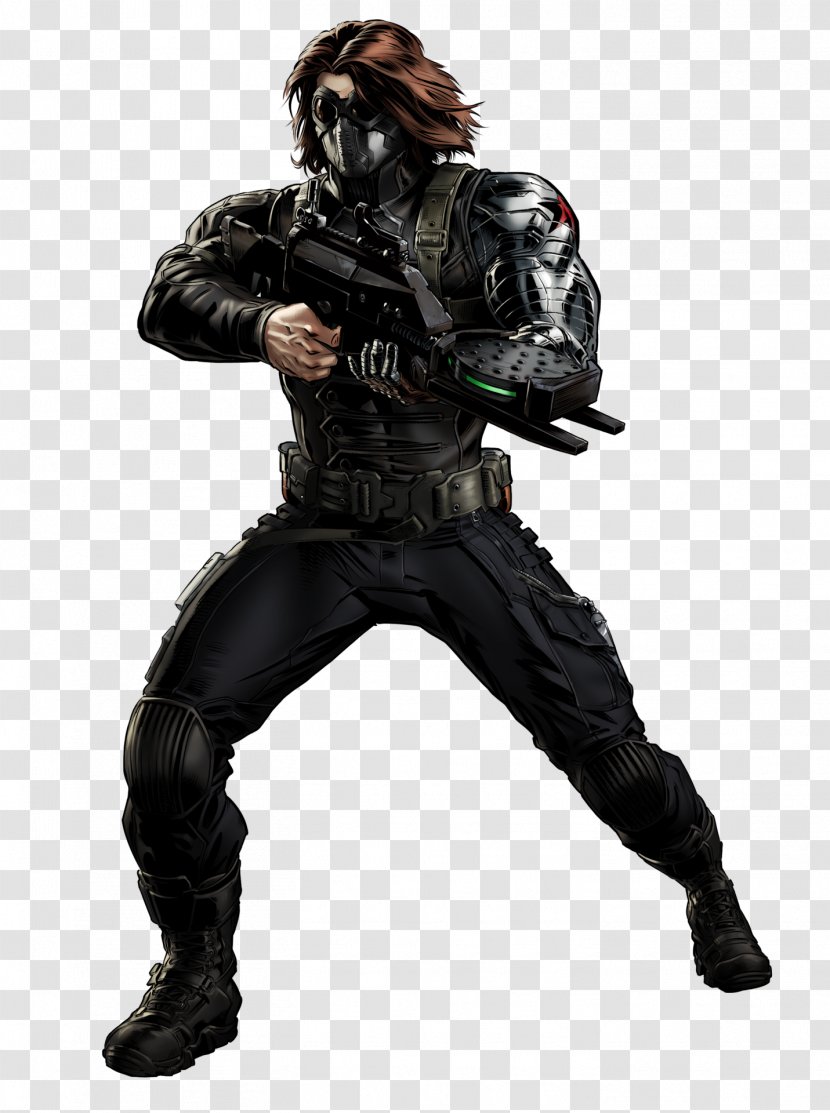 Bucky Barnes Marvel: Avengers Alliance Captain America Batroc The Leaper - War Machine - Deathstroke Transparent PNG