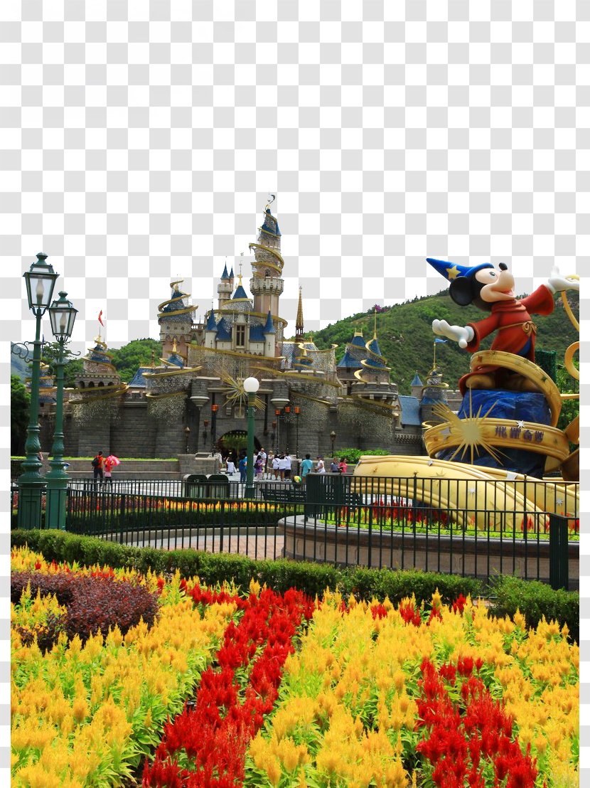 Hong Kong Disneyland Resort Station Mickey Mouse Park - Landmark - HD Photography Transparent PNG
