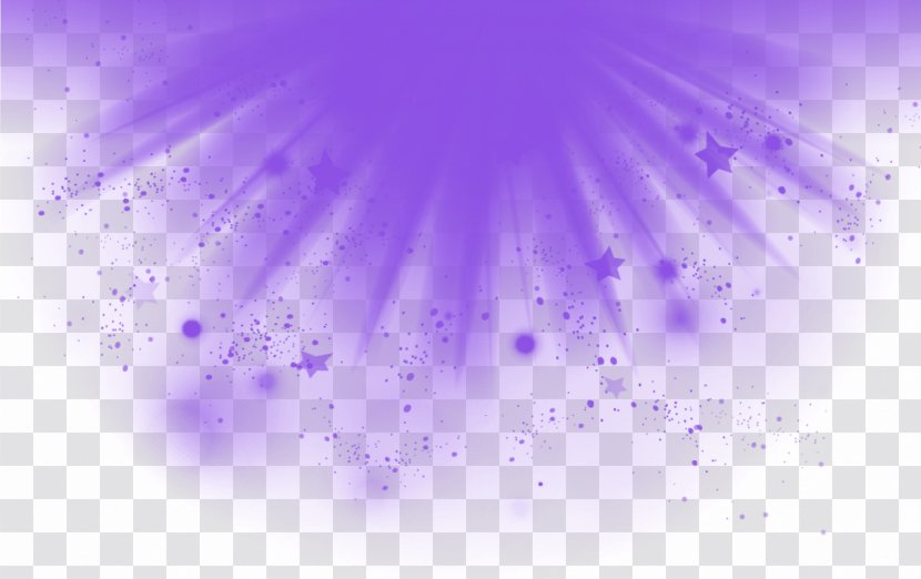 Light Purple - Rgb Color Model - Star Effect Element Transparent PNG