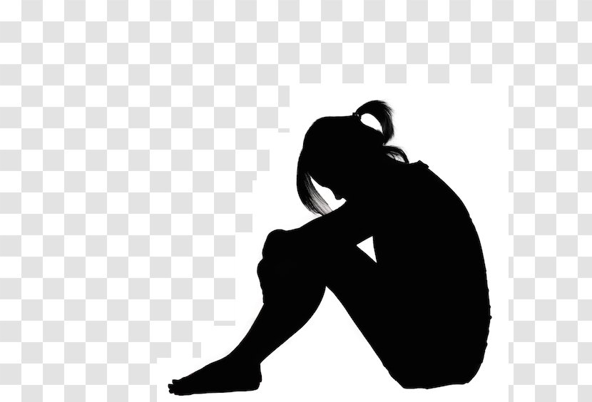 Sadness Stock Photography Depression Royalty-free Woman - Kneeling Transparent PNG