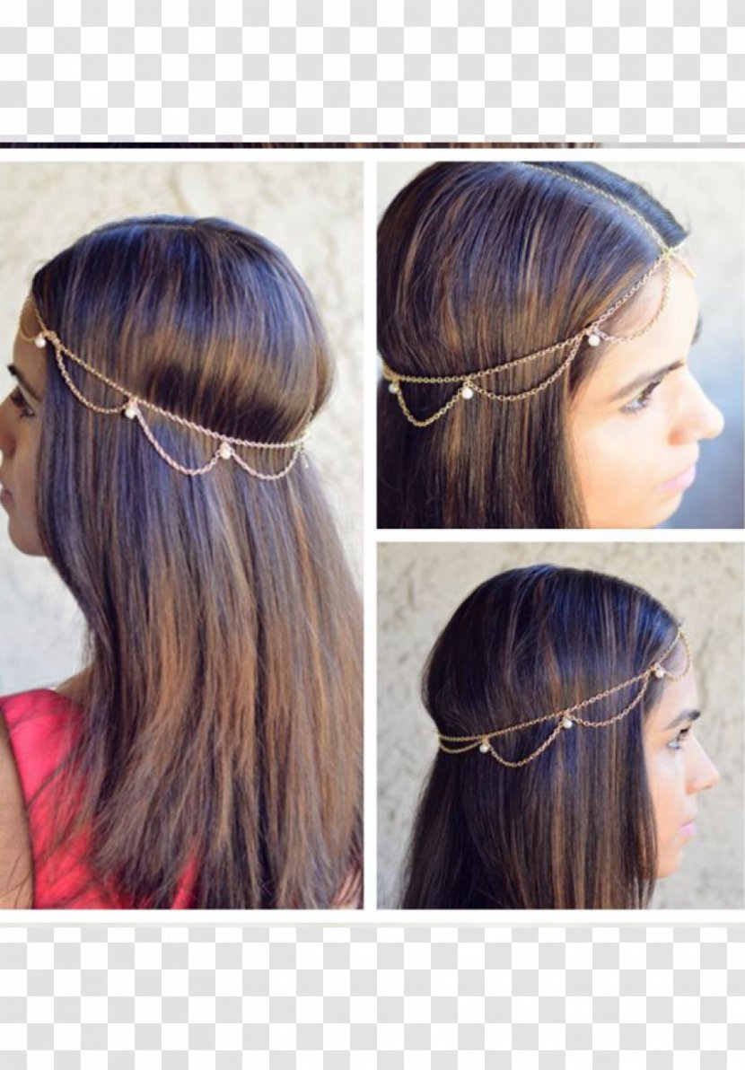 Hair Jewellery Headpiece Chain Hairstyle - Headband Transparent PNG